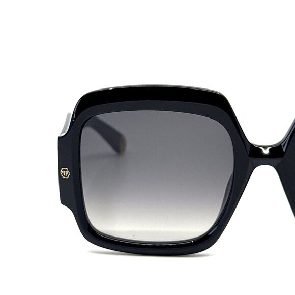 New, PHILIPP PLEIN Sunglasses Plein First Lady Dubai SPP038 Col.0700 Authentic - Picture 4 of 11